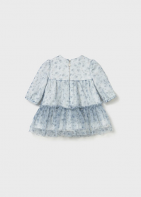 ABITO VESTITO TULLE NEONATA MAYORAL 2817 02817 BLU ORIG