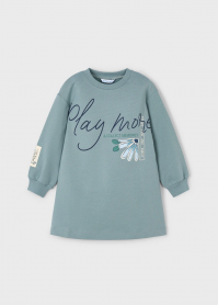 ABITO VESTITO FELPA BAMBINA MAYORAL 4929 04929 65 VERDE