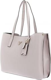 BORSA BORSE DONNA GUESS MERIDIAN BG877823 ECO PELLE BEI