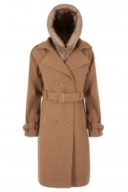 CAPPOTTO CAPPOTTI LUNGO DONNA YES ZEE O058 KN00 CAMMELL