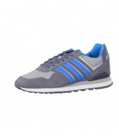 SCARPE SNEAKERS UOMO ADIDAS ORIGINALE NEO 10K AW3851 PELLE SHOES PE NEW